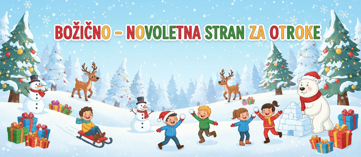 Božično – Novoletna stran za otroke